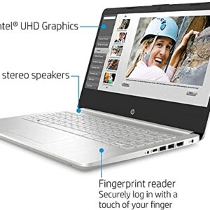 HP 2022 New Flagship 14 Laptop: 14" FHD IPS Display, Dynamic 4-Core Intel i3-1125G4(Upto 3.7GHz), 16GB RAM, 256GB SSD, UHD Graphics, Backlit-KYB, FP-Reader, WiFi, Fast Charge, HDMI, USB-C, Win10S, TF