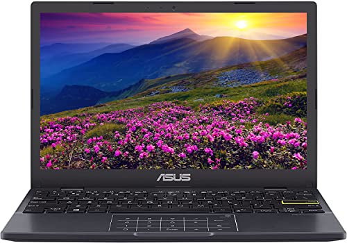 ASUS 2022 Newest Vivobook Go Laptop, 11.6 Inch HD Ultra-Thin Display, Intel Dual core, 4GB RAM, 64GB eMMC, Wi-Fi, Bluetooth, Windows 11 Home in S Mode, Bundle with JAWFOAL