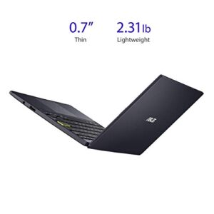 ASUS 2022 Newest Vivobook Go Laptop, 11.6 Inch HD Ultra-Thin Display, Intel Dual core, 4GB RAM, 64GB eMMC, Wi-Fi, Bluetooth, Windows 11 Home in S Mode, Bundle with JAWFOAL