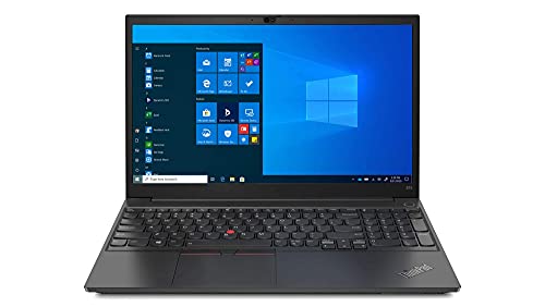 Lenovo ThinkPad E15 G2 15.6" Notebook, Intel Core i5-1135G7, 8GB RAM, 256GB SSD, Intel Iris Xe Graphics, Windows 10 Pro, Glossy Black (20TD00B7US)