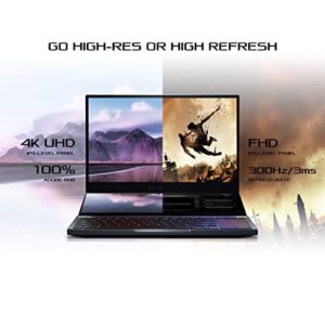 ASUS ROG Zephyrus Duo Gaming Laptop 15.6 UHD 4K Gsync + Secondary Display Core i9-10980HK, NVIDIA GeForce RTX 2080 Super, 32GB DDR4, 2TB RAID 0 Win 10 Pro GX550LXS-XS99 (Renewed)