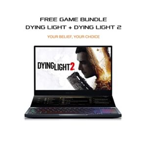 ASUS ROG Zephyrus Duo Gaming Laptop 15.6 UHD 4K Gsync + Secondary Display Core i9-10980HK, NVIDIA GeForce RTX 2080 Super, 32GB DDR4, 2TB RAID 0 Win 10 Pro GX550LXS-XS99 (Renewed)