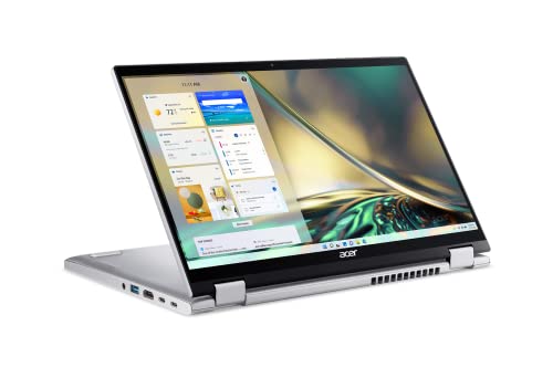 Acer Spin 3 Convertible Laptop | 14" 1920x1080 IPS Touch Display | Intel Core i7-1255U | Intel Iris Xe Graphics | 16GB LPDDR4X | 512GB PCIe Gen 4 SSD | WiFi 6 | Dockable Active Stylus | SP314-55N-76EX