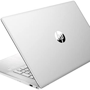 HP 17 Laptop, 17.3" HD+ Touchscreen, 12th Gen Intel i7-1255U Processor, 64GB DDR4 RAM, 1TB SSD, Wi-Fi 6, Webcam, Backlit Keyboard, Fingerprint Reader, HDMI, Windows 11 Home, Silver