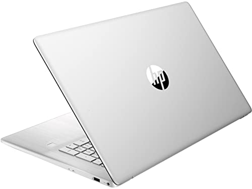 HP 17 Laptop, 17.3" HD+ Touchscreen, 12th Gen Intel i7-1255U Processor, 64GB DDR4 RAM, 1TB SSD, Wi-Fi 6, Webcam, Backlit Keyboard, Fingerprint Reader, HDMI, Windows 11 Home, Silver