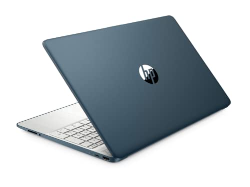 HP 2022 15.6" FHD Laptop Computer, AMD Ryzen 5-5500U Processor(Beats Intel i7-1065G7), 8GB RAM, 256GB PCIe SSD, AMD Radeon Graphics, HD Webcam, Bluetooth, Wi-fi, Win 11, Blue, 32GB USB Card