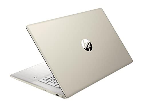 2021 Newest HP Pavilion 17 Laptop, 17.3" HD+ Touchscreen Screen, AMD Ryzen 3 5300U(Beats i7-8265U), 16 GB RAM, 512GB PCIe NVMe SSD, Long Battery Life, Webcam, Mics, WiFi, Windows 10 Home, Gold