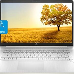 2021 Newest HP Pavilion 17 Laptop, 17.3" HD+ Touchscreen Screen, AMD Ryzen 3 5300U(Beats i7-8265U), 16 GB RAM, 512GB PCIe NVMe SSD, Long Battery Life, Webcam, Mics, WiFi, Windows 10 Home, Gold