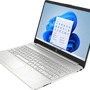 HP 15.6" HD Touchscreen Business &Home Laptop, AMD Ryzen 3 3250U, 8GB DDR4, 256GB NVMe SSD, HDMI Bluetooth WiFi Webcam, Long Battery Life, Natural Silver, Windows 11 Home, Goldoxis Card