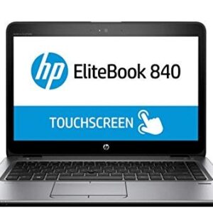 HP EliteBook 840 G3 14" FHD Touchscreen Display - Intel Core i5-6300U 2.4GHz - 16GB DDR4 RAM - 256GB SSD - Webcam - USB-C - Windows 10 Pro 64bit (Renewed)