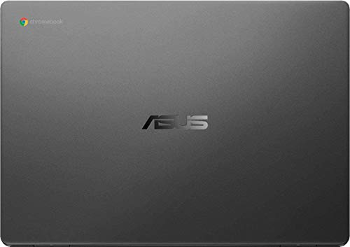 ASUS Chromebook 14" HD LED-Backlit Screen Laptop, Intel Celeron N3350, 4GB DDR4, 32GB eMMC SSD, Wi-Fi, Bluetooth, Webcam, Online Class Ready, Chrome OS, TWE 64GB MicroSD Card