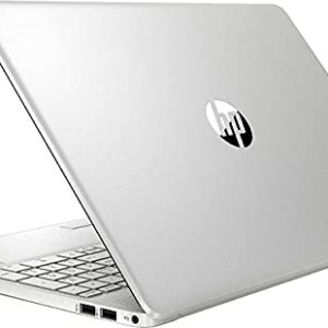 HP 15 Laptop, 11th Generation Intel Core i3-1115G4, Intel UHD Graphics,8 GB RAM, 256 GB SSD, 15.6-inch Full HD Display, Windows 10 Home, 802.11ac, Bluetooth, HDMI, Silver W/ Silmarils Accessories