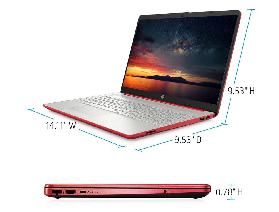2022 Newest HP Laptops for College Student & Business, 15.6 inch HD Computer, Intel Pentium Silver N5000, 16GB RAM, 1TB SSD, Office 365 1-Year, Fast Charge, Light-Weight, Windows 11, ROKC HDMI Cable