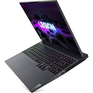 Lenovo Legion 5 Pro 16ACH6H 16" WQXGA 165Hz Gaming Notebook Computer, AMD Ryzen 7 5800H 3.2GHz, 16GB RAM, 1TB SSD, NVIDIA GeForce RTX 3070 8GB, Windows 11 Home, Storm Gray