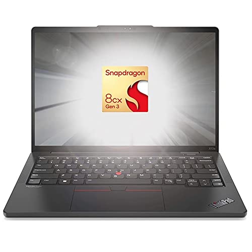 Lenovo ThinkPad X13s 5G (512GB, 16GB) 13.3" Windows Touch Laptop, Snapdragon 8cx Gen 3, US 5G / Global 4G LTE (Fully Unlocked for AT&T, T-Mobile, Verizon, Global) (Thunder Black) (Renewed)