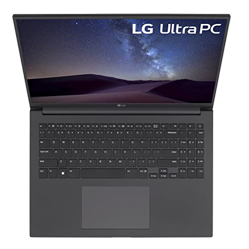 LG UltraPC 16U70Q Thin and Lightweight Laptop, 16” (1920 x 1200) Anti-Glare IPS Display, Ryzen 7 Processor, 16GB Memory – 512GB Solid State Drive, WiFi 6, Windows 11, Gray