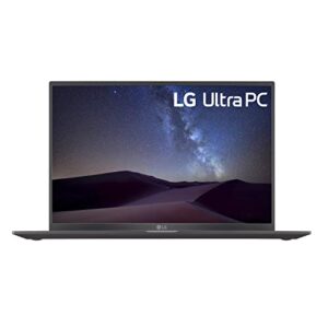 LG UltraPC 16U70Q Thin and Lightweight Laptop, 16” (1920 x 1200) Anti-Glare IPS Display, Ryzen 7 Processor, 16GB Memory – 512GB Solid State Drive, WiFi 6, Windows 11, Gray