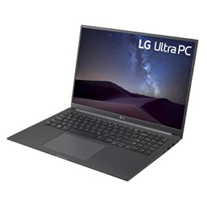 LG UltraPC 16U70Q Thin and Lightweight Laptop, 16” (1920 x 1200) Anti-Glare IPS Display, Ryzen 7 Processor, 16GB Memory – 512GB Solid State Drive, WiFi 6, Windows 11, Gray