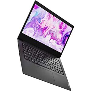 Lenovo 2020 IdeaPad 3 14.0" HD LED Non-Touchscreen Laptop PC, Intel Pentium Gold 6405U Dual Core Processor, 4GB DDR4 RAM, 128GB SSD, HDMI, Webcam, WiFi, Bluetooth 5, Windows 10 S, Black