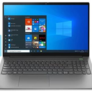 2022 Newest Lenovo ThinkBook 15 G3 ACL 15.6" 60Hz FHD IPS Business Laptop (AMD Ryzen 5 5500U 6-Core, 8GB RAM, 256GB SSD, AMD Radeon, Backlit KB, WiFi 6, BT 5.2, HD Webcam, Win 10 Pro) w/Hub