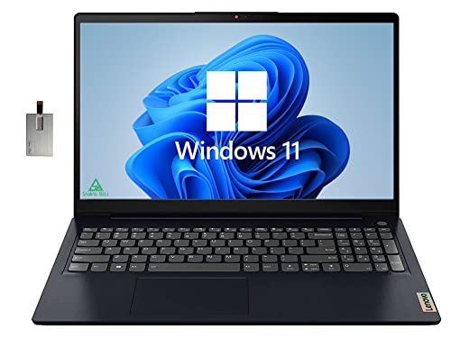 Lenovo 2023 IdeaPad 3 15.6" FHD Laptop, AMD Ryzen 7 5825U, 40GB RAM, 1TB PCIe SSD, AMD Radeon Vega 8, Fingerprint Reader, 720p HD Webcam, Wi-Fi 6, HDMI, Win 11, Blue, 32GB SnowBell USB Card