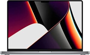 late 2021 apple macbook pro with apple m1 pro chip (16-inch, 16gb ram, 512gb ssd) space gray (renewed)