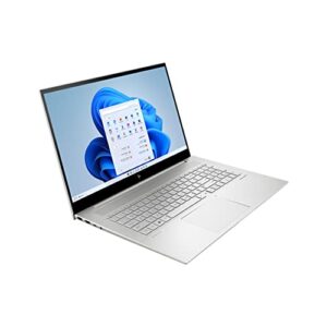 2022 HP Envy 17.3" FHD Touchscreen Laptop, Intel Core i7-1165G7, 64GB RAM, 2TB SSD, Backlit Keyboard, Intel Iris Xe Graphics, Fingerprint Reader, Webcam, Windows 11 Pro, Silver, 32GB USB Card