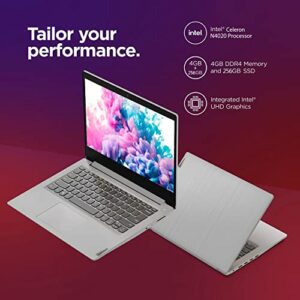 Lenovo 14" IdeaPad 1 Laptop, Intel Dual-core Processor, 14" HD Display, 4GB RAM, Wi-Fi 6 and Bluetooth, HDMI, SD Card Reader, Windows 11 Home in S Mode (256GB SSD Storage)
