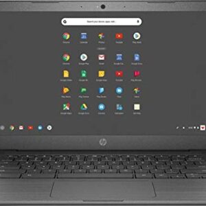 HP 2022 Chromebook 14" HD Portable Laptop, Intel Core Celeron N3350 Processor, 4GB RAM, 32GB EMMC, Long Battery Life, Webcam, Bluetooth, Wi-Fi, Chrome OS, Black