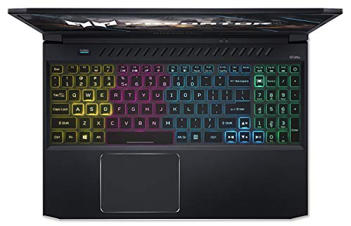 Acer Predator Helios 300 Gaming Laptop, Intel i7-10750H, NVIDIA GeForce RTX 3060 Laptop GPU, 15.6" Full HD 144Hz 3ms IPS Display, 16GB DDR4, 512GB NVMe SSD, WiFi 6, RGB Keyboard, PH315-53-71HN