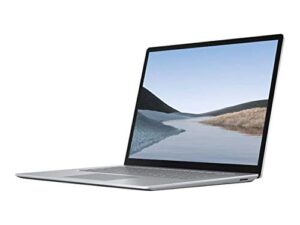 microsoft surface laptop 3 15″ touchscreen notebook – 2496 x 1664 – core i5 i5-1035g7 – 8 gb ram – 256 gb ssd – platinum – windows 10 pro – intel iris plus graphics – pixelsense – bluetooth – 11.50 ho