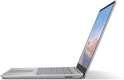 Microsoft Surface Laptop Go 12.4" Touchscreen Laptop PC, Intel Quad-Core i5-1035G1, 4GB RAM, 64GB eMMC, Webcam, Win 10 Pro, Bluetooth, Online Class Ready - Platinum