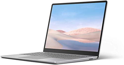 Microsoft Surface Laptop Go 12.4" Touchscreen Laptop PC, Intel Quad-Core i5-1035G1, 4GB RAM, 64GB eMMC, Webcam, Win 10 Pro, Bluetooth, Online Class Ready - Platinum