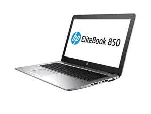 hp elitebook 850 g4 15.6″ notebook, windows, intel core i5 2.6 ghz, 8 gb ram, 256 gb ssd , silver (1bs49ut#aba) (renewed)