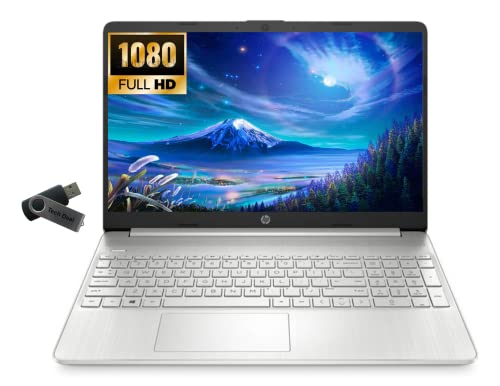 HP 15 Business Laptop Computer, 11th Gen Intel Core i5-1135G7, 15.6" FHD IPS Display, Windows 10 Pro, 16GB RAM, 512GB SSD, HDMI, Wi-Fi, Bluetooth, AC Smart pin, Tech Deal USB