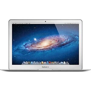 apple macbook air md232ll/a intel core i5-3437u x2 1.8ghz 4gb 256gb ssd 13.3in, silver (renewed)