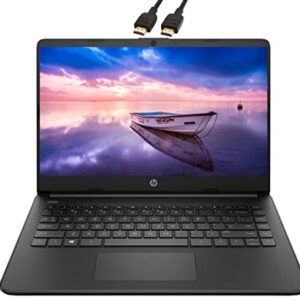 2022 Newest HP Premium 14-inch HD Laptop| Intel Celeron N4020 to 2.8GHz 8GB RAM 64GB SSD| Webcam Bluetooth HDMI USB-C Wi-Fi| Win 11 S with 1 Year MS 365| LIONEYE Bundle| Black