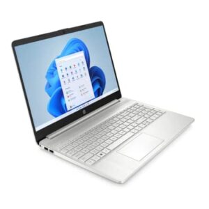 HP 2022 15.6" FHD Touchscreen Laptop Computer, Intel Core i5-1135G7 Processor, 12GB DDR4 RAM, 256GB SSD, Intel Iris Xe Graphics, HD Webcam, Media Card Reader, Windows11, Silver, 32GB USB Card