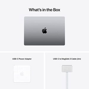 2021 Apple MacBook Pro with Apple M1 Pro chip (14-inch, 16GB RAM, 512GB SSD) - Space Gray (Renewed)