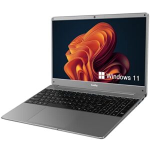 coolby laptop computer windows 11, 15.6 inch 1920×1080 fhd ips display, 12gb ram / 512gb ssd notebook pc with intel core i3-5005u, support 2.4g/5g hz wifi, rj45, type-c charging, bt4.2