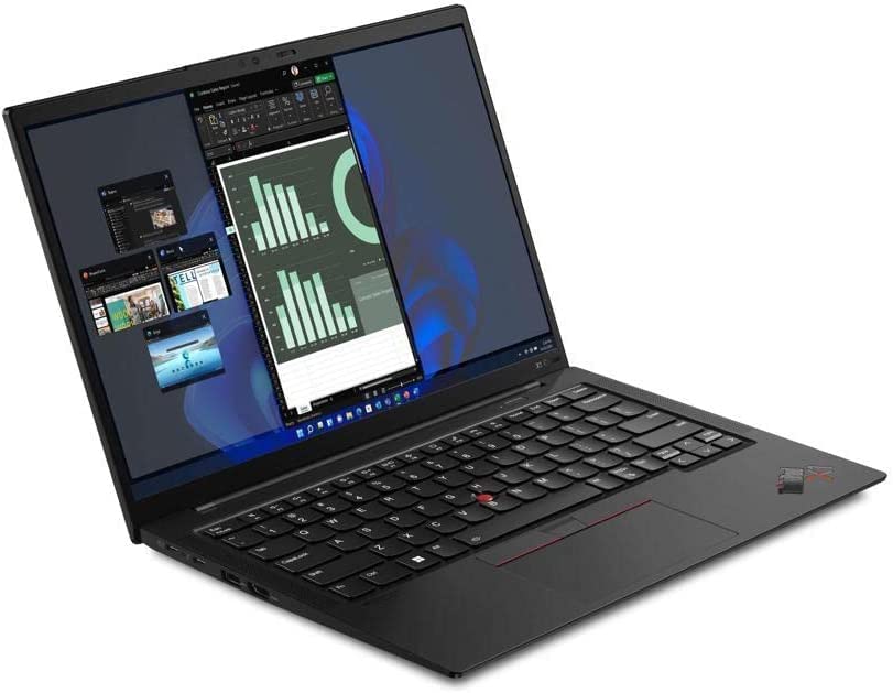Lenovo ThinkPad X1 Carbon Gen 10 Intel 14", Touchscreen Laptop- 12th Gen Intel Core Windows 11 Pro i7-1270P vPro ,512 GB SSD - 32 GB IPS LPDDR5 5200MHz,Wi-Fi 6 Black + Zipnology Screen Cloth – New