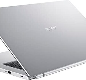 Acer 2022 Newest Aspire 3 Laptop, 17.3 inch HD Display, Intel Core i3-1115G4, 12GB RAM, 512GB SSD, Intel UHD Graphics, Wi-Fi, Windows 11 Home, Silver, Bundle with JAWFOAL