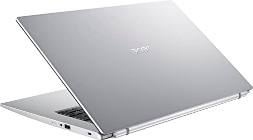 Acer 2022 Newest Aspire 3 Laptop, 17.3 inch HD Display, Intel Core i3-1115G4, 12GB RAM, 512GB SSD, Intel UHD Graphics, Wi-Fi, Windows 11 Home, Silver, Bundle with JAWFOAL