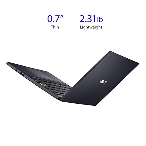 ASUS Vivobook Go 12 L210 11.6” Ultra-Thin Laptop, 2022 Version, Intel Celeron N4020, 4GB RAM, 64GB eMMC, Win 11 Home in S Mode with One Year of Office 365 Personal, L210MA-DS02