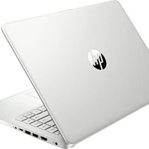 HP 14" HD Business Laptop, AMD Ryzen 3 3250U, 8GB DDR4, 128GB NVMe SSD, HDMI Bluetooth WiFi Webcam, Long Battery Life, Natural Silver, Windows 11 S, YSC Accessory