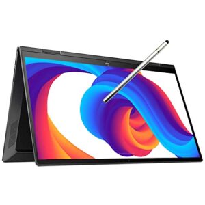 hp 2022 newest envy 2-in-1 x360 15.6″ ips fhd touchscreen laptop, amd ryzen 7 5700u(beats intel i9-10885h), 32gb ddr4 ram, 1024gb ssd, backlit keyboard, fingerprint, w/stylus pen, win 10 home, black