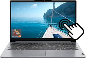 lenovo 2023 ideapad 15.6″ fhd touchscreen laptop, amd ryzen 7 5700u(8 cores, up to 4.30ghz), 16gb ram, 512gb nvme ssd, fingerprint, webcam, wifi 6, hdmi, type-a&c, win 11 s, w/ cue accessories