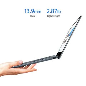 ASUS ZenBook Flip 13 OLED Ultra Slim Convertible Laptop, 13.3” OLED FHD Touch Screen, Intel Evo Platform Core i7-1165G7 Processor, 16GB RAM, 1TB SSD, Windows 10 Home, Pine Grey, UX363EA-IH74T