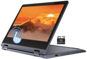 2022 flagship lenovo spin x360 2-in-1 convertible light chromebook laptop, 11.6″ hd touch screen,hexa-core mediatek mt8183 processor, 4gb ram, 64gb emmc,wi-fi 5, 10+ hours, chrome os +hubxcelaccessory