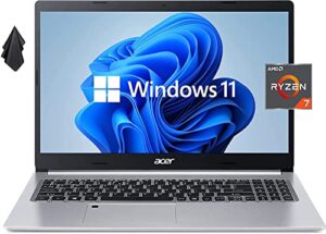 acer 2022 aspire 5 laptop a515: amd ryzen 7 5700u processor, 16gb ddr4 ram, 1 tb pcie nvme ssd, 15.6″ full hd ips display, wifi 6, backlit keyboard, windows 11